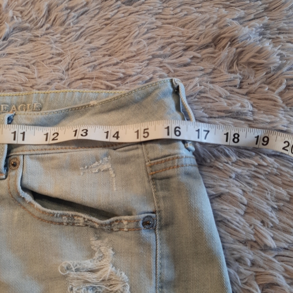 American Eagle Jean Shorts Stretch Size 8 - Picture 7 of 12